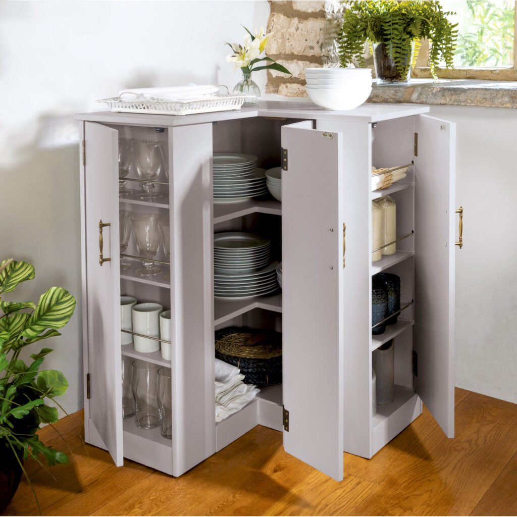 l shaped corner storage